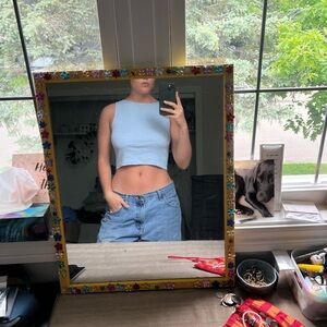 light blue brandy melville tank